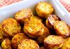 Cheesy Baked Cauliflower Tots (Video)