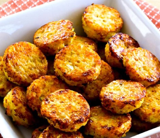 Cheesy Baked Cauliflower Tots (Video)
