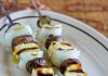 Grilled Halloumi Cheese with Mushrooms