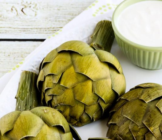 Mom’s Artichokes and Artichoke Dipping Sauce