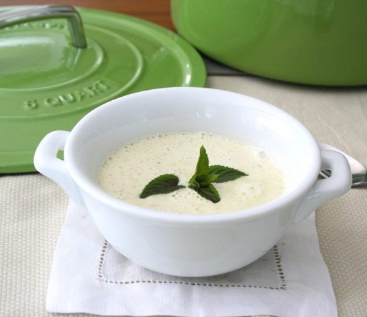 Chilled Zucchini Soup and a Martha Stewart Review