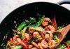15 minute Garlic Shrimp Stir Fry