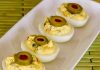 Deviled Eggs with Green Olives (Video)