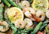 Sheet Pan Lemon Garlic Butter Shrimp with Asparagus