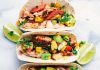 Grilled Spicy Blackened Salmon Tacos with Pineapple Avocado Salsa
