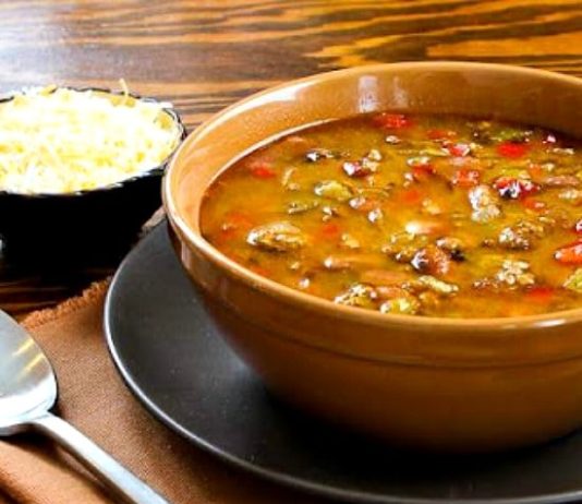 Slow Cooker Ground Turkey Soup