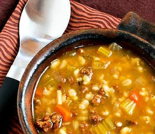 Ground Beef Barley Soup