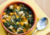 Slow Cooker Turkey Soup with Kale and Sweet Potatoes