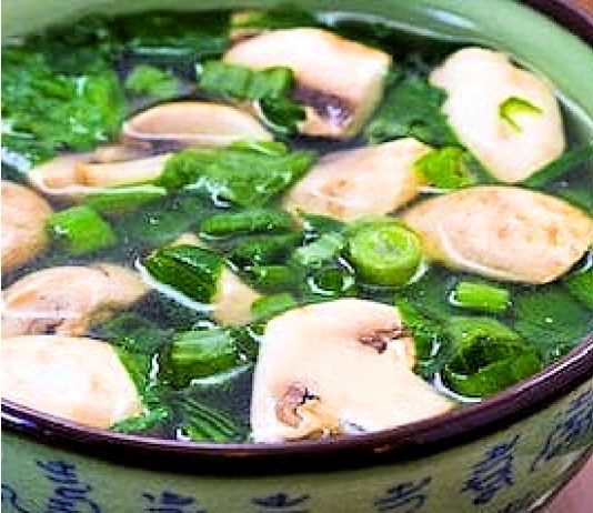 Healing Asian Soup with Ginger