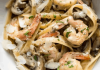 Creamy Shrimp and Mushroom Pasta