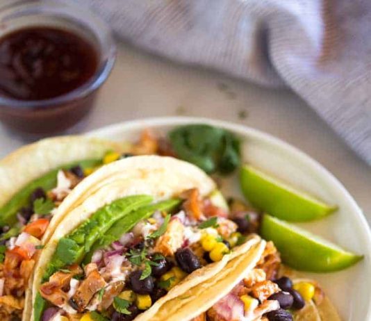 Grilled BBQ Chicken Tacos
