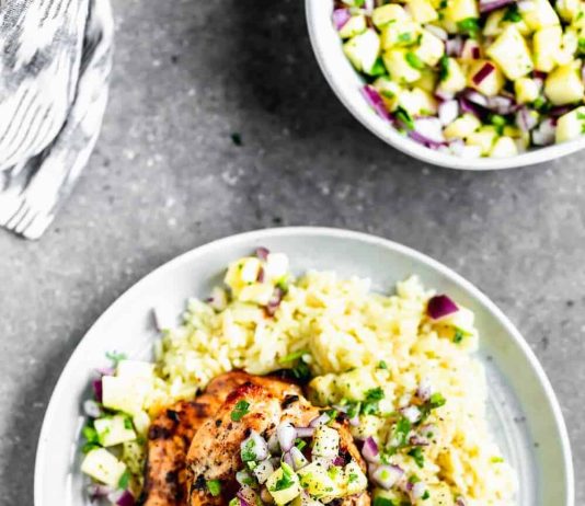 Grilled Chipotle Chicken with Pineapple Salsa