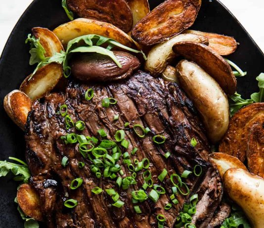 Brown Sugar Garlic Flank Steak