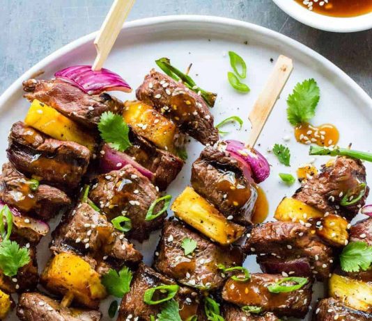 Teriyaki Beef Skewers