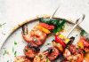 Cajun Shrimp and Sausage Veggie Skewers