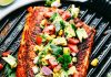 Awesome Grilled Salmon with Avocado Salsa