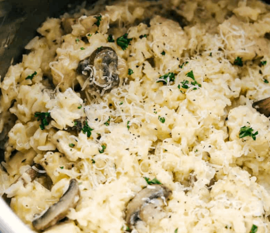 Creamy Parmesan Instant Pot Chicken and Rice