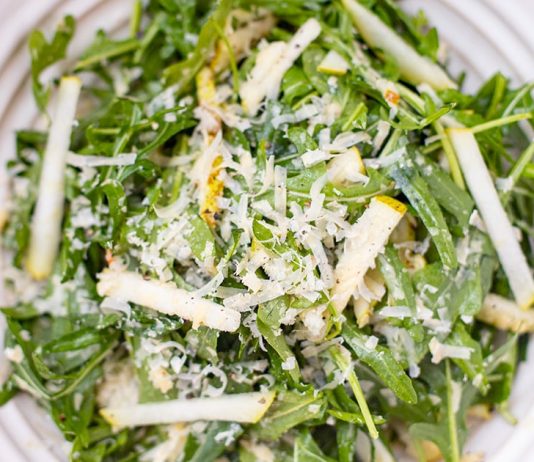 Rocket Salad With Pear & Parmesan