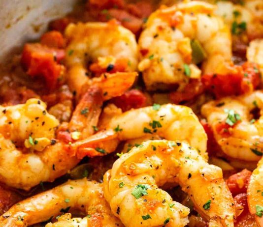 Fiery Shrimp Diablo