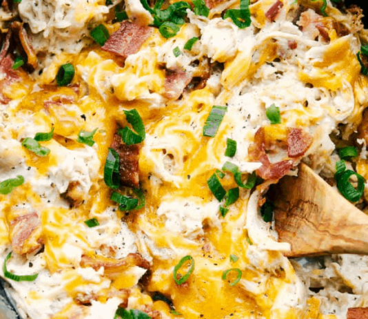 Slow Cooker Crack Chicken (Cheddar Ranch Chicken)