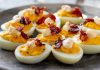 Buffalo Deviled Eggs With Crispy Bacon
