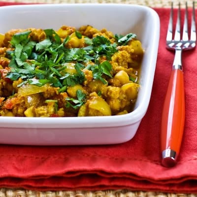 Ground Turkey and Chickpea Curry