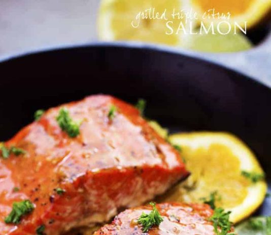 Grilled Triple Citrus Salmon