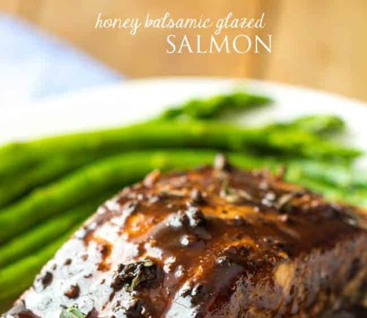 Honey Balsamic Glazed Salmon