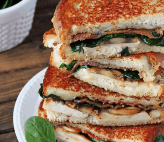 Grilled Turkey Florentine Sandwich