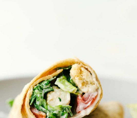 Chicken Caesar Salad Wraps Recipe