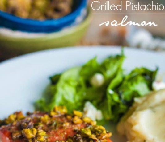 Grilled Pistachio Salmon