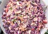 Red Cabbage Coleslaw With Apple & Parmesan