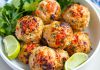 Baked Turkey Zucchini Meatballs (Keto, Whole30)