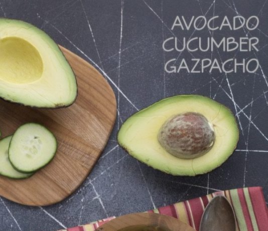 Creamy Avocado Cucumber Gazpacho