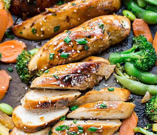 Sheet Pan Teriyaki Chicken with Vegetables