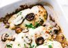 Easy Baked Cheesy Mushroom Chicken