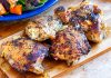 Roasted Chicken Thighs With Oregano Garlic Marinade