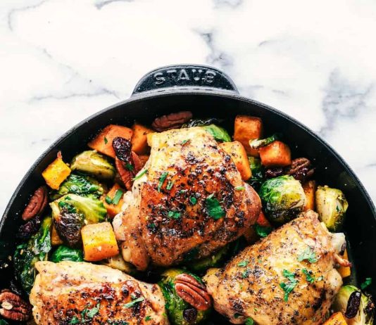 Roasted Honey Garlic Butter Chicken