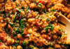 Pearl Couscous Skillet with Tomatoes, Chickpeas, and Feta Recipe