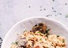 One Pot Creamy Parmesan Chicken with Mushroom Rice