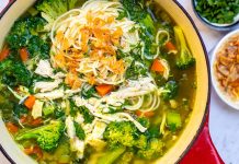 Garlic Chicken Soup (Quick & Easy Recipe)