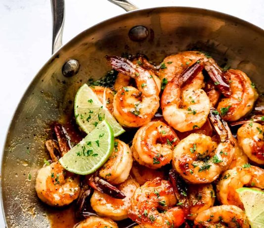 Crazy Good Honey Lime Shrimp