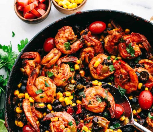 Mexican Shrimp Skillet – Amazing Mix