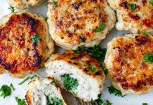 Stuffed Chicken Kiev Patties (Low-Carb, Gluten-Free)